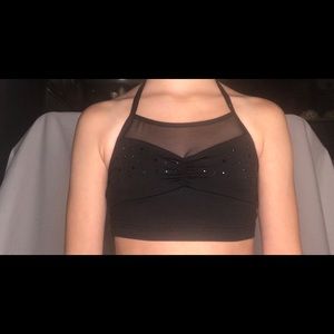 Black dance sports bra!